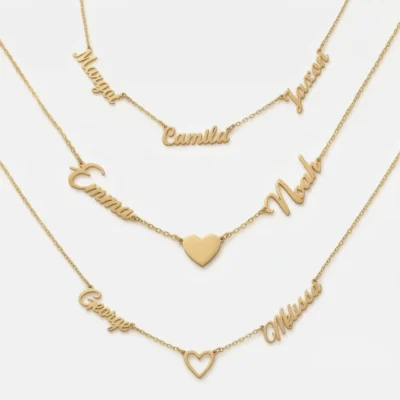 Multiple Names Customized Necklace