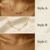 Multiple Names Customized Necklace