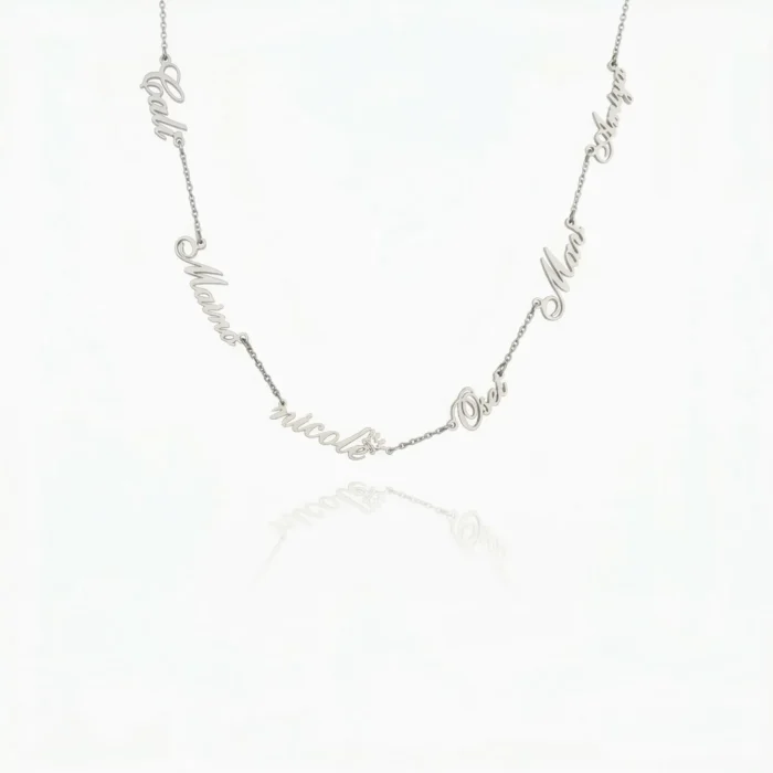 Multiple Names Customized Necklace