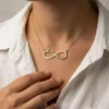 Personalized Infinity Name Pendant Necklace