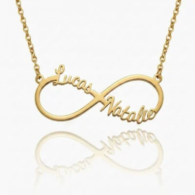 Personalized Infinity Name Pendant Necklace