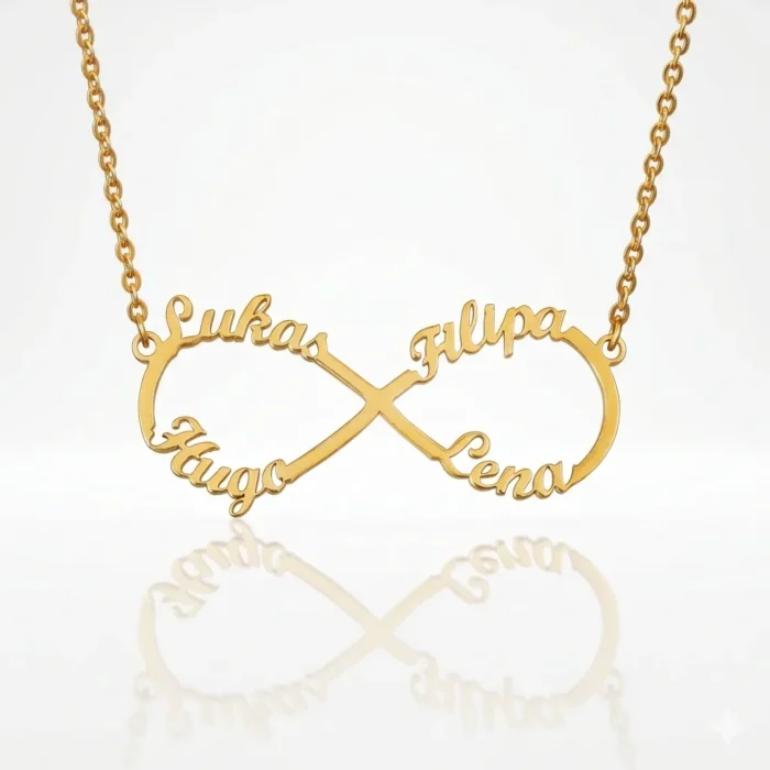 Personalized Infinity Name Pendant Necklace